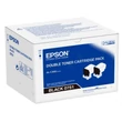 Epson C300 Toner Dupla Bk 2*7,3K /orig/