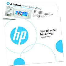HP Advanced fényes fotópapír - 10 lap/10,2 x 30,5 cm 49V51A