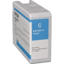 Epson SJIC36P(C) C6500/C6000 Tintapatron Cyan 80ml
