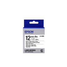 Epson LK-4WBB címkeszalag Black/White 12mm (9m)