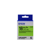 Epson LK-5GBF címkeszalag Black/Green 18mm (9m)
