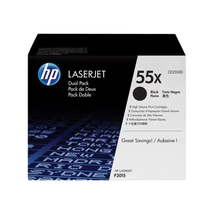 HP CE255XD Toner Black 2*12.500 oldal kapacitás No.55X