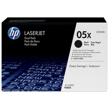 HP CE505XD Toner Black 2*6.500 oldal kapacitás No.05X