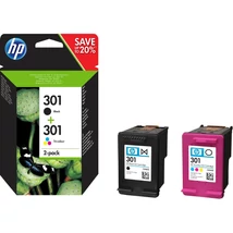 HP 301 Ink Cartridge Combo 2-Pack N9J72AE (Eredeti)