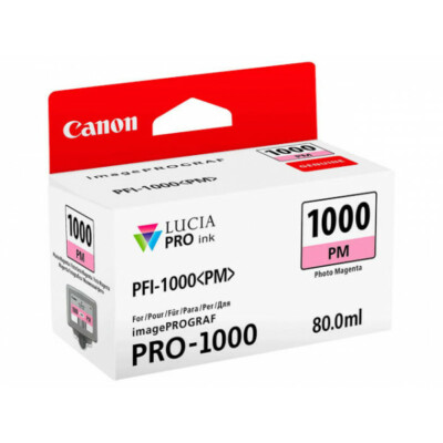 Canon PFI-1000 Cartridge Photo Magenta 80ml