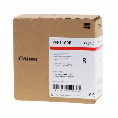 Canon PFI-1100 Cartridge Red 160ml