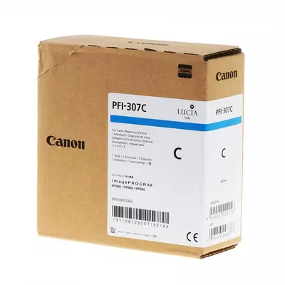 Canon PFI-307 Cartridge Cyan 330ml