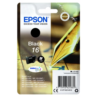 Epson T1621 Tintapatron Black 5,7ml No.16