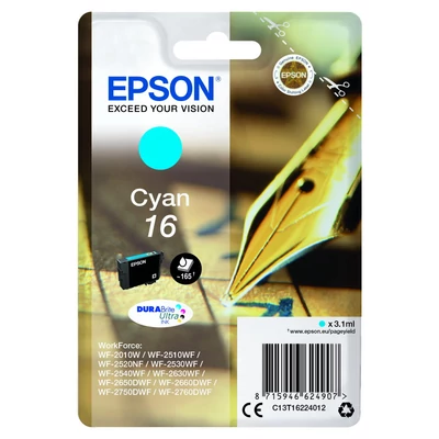 Epson T1622 Tintapatron Cyan 3,1ml No.16