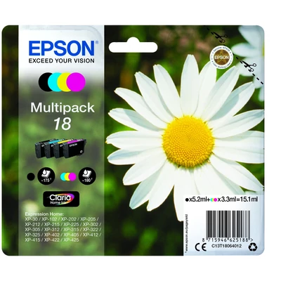 Epson T1806 Tintapatron Multipack 15,1ml No.18