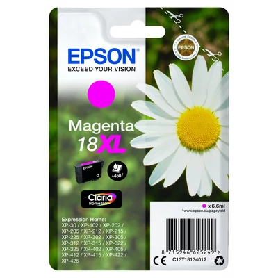 Epson T1813 Tintapatron Magenta 6,6ml No.18XL