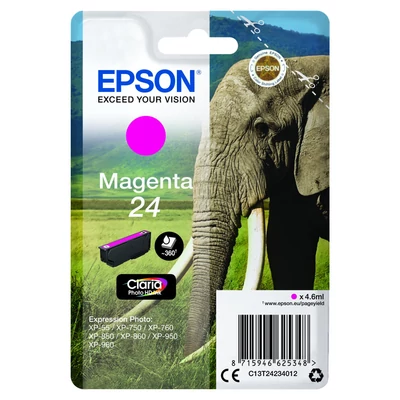 Epson T2423 Tintapatron Magenta 4,6ml No.24