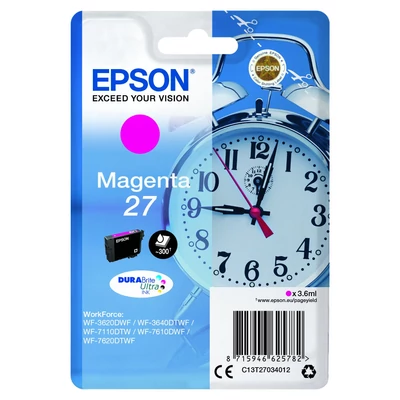 Epson T2703 Tintapatron Magenta 3,6ml No.27