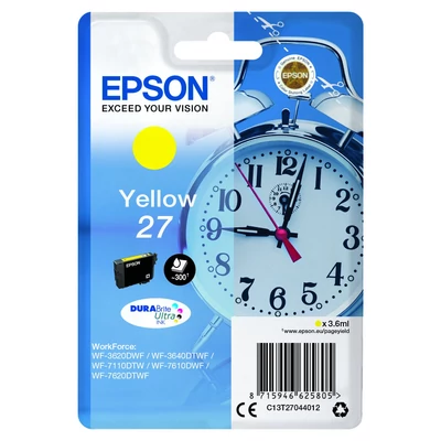 Epson T2704 Tintapatron Yellow 3,6ml No.27