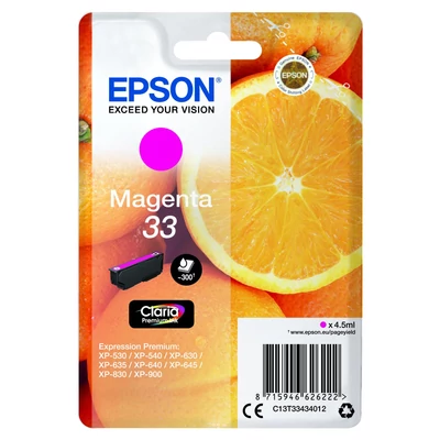 Epson T3343 Tintapatron Magenta 4,5ml No.33
