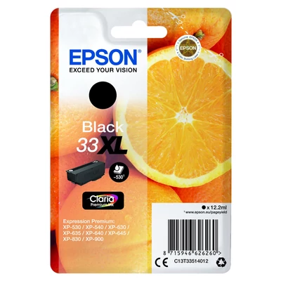 Epson T3351 Tintapatron Black 12,2ml No.33XL