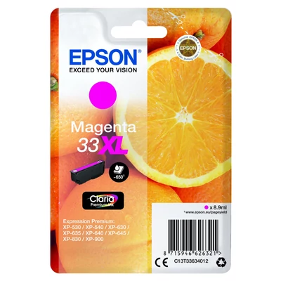 Epson T3363 Tintapatron Magenta 8,9ml No.33XL