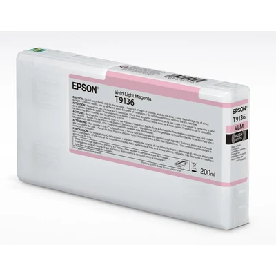 Epson T9136 Tintapatron Vivid Light Magenta 200ml