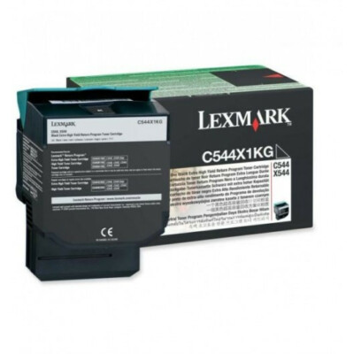Lexmark C544/X544 Extra High Return Toner Black 6K (Eredeti) C544X1KG