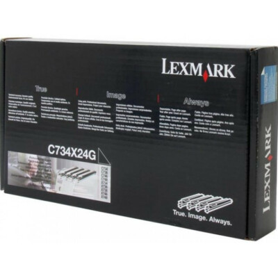 Lexmark C734/746 Drum kit 4db 20k each (Eredeti) C734X24G