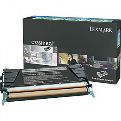 Lexmark C736/X736/738 High Return Toner Black 12k (Eredeti) C736H1KG