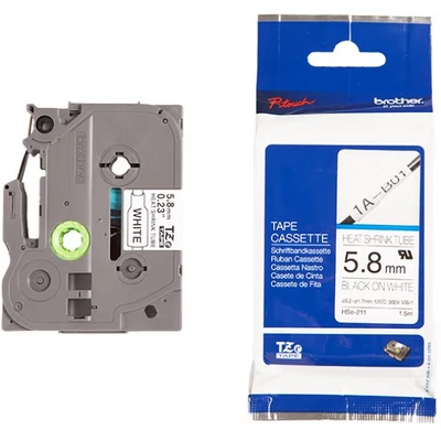 Brother HSe-211 5.8 mm széles 1,5 méter hosszú szalagkazetta