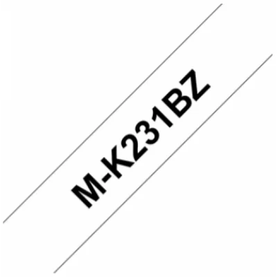 Brother MK-231BZ 12 mm széles 8 m hosszú szalagkazetta