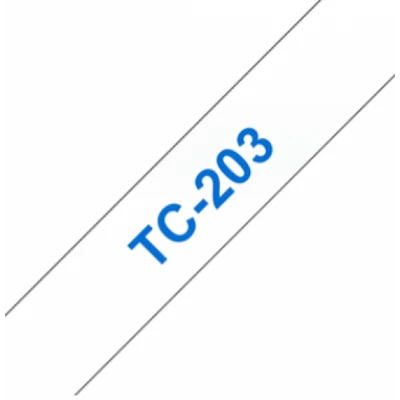 Brother TC-203 12 mm széles 7,7m hosszú szalagkazetta
